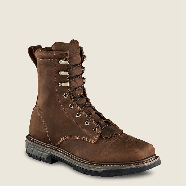 Red Wing Safety Boots Brown - Red Wing Mens Rio Flex - 8-inch Waterproof Toe - KQRJM-7465